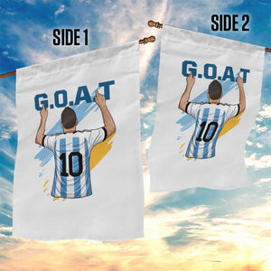 Legendary Number 10 Garden Flag Goat Of Soccer Gift For Fans TS12 Print Your Wear