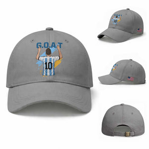 Legendary Number 10 Baseball Cap Goat Of Soccer Gift For Fans TS12 Baseball Cap Universal Fit Sport Gray Print Your Wear