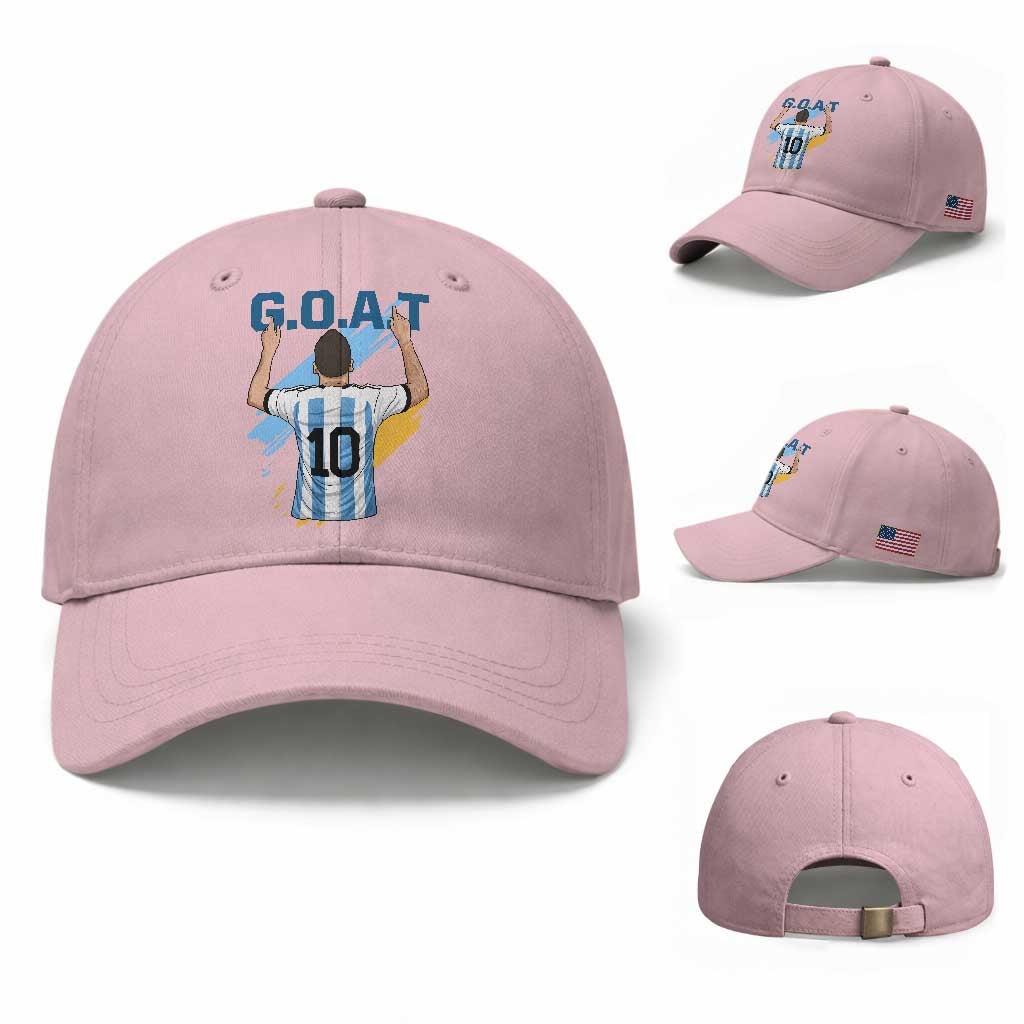 Legendary Number 10 Baseball Cap Goat Of Soccer Gift For Fans TS12 Baseball Cap Universal Fit Light Pink Print Your Wear