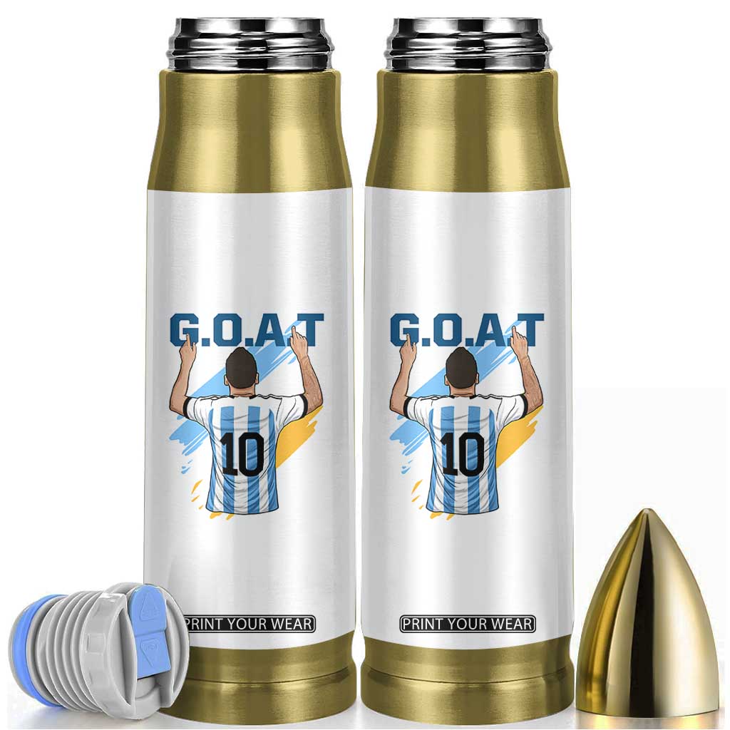Legendary Number 10 Bullet Tumbler Goat Of Soccer Gift For Fans TS12 White Print Your Wear