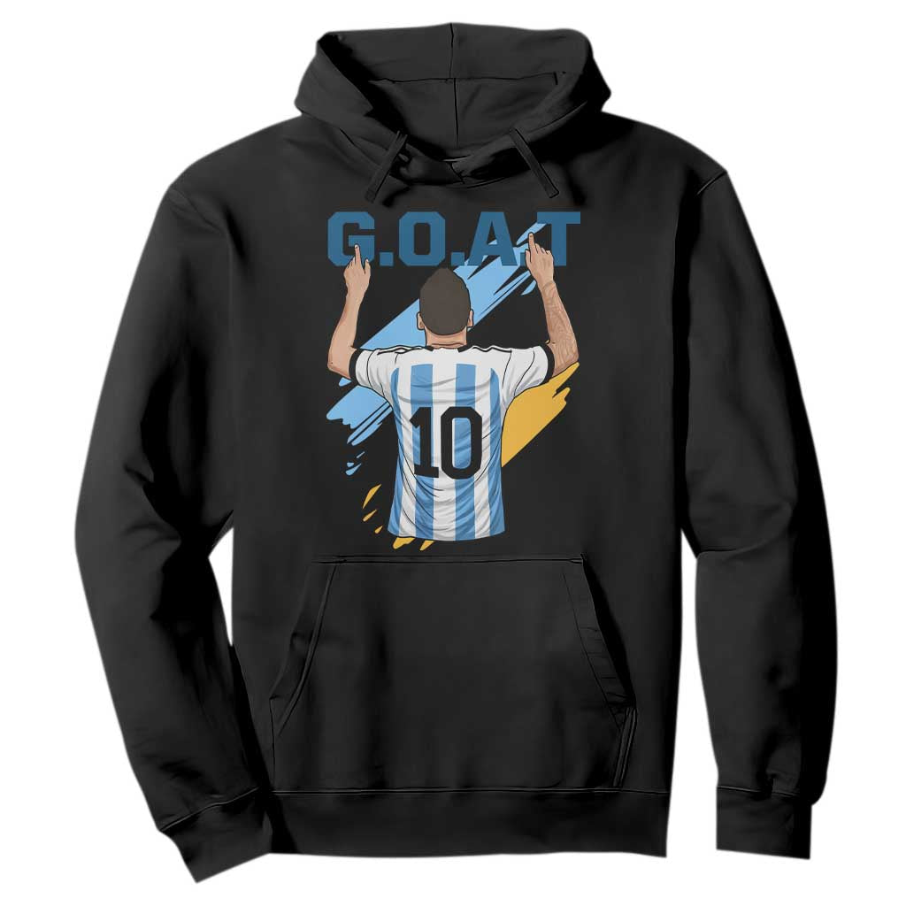 Legendary Number 10 Hoodie Goat Of Soccer Gift For Fans TS12 Black Print Your Wear