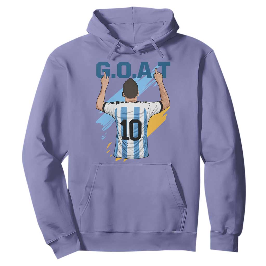 Legendary Number 10 Hoodie Goat Of Soccer Gift For Fans TS12 Violet Print Your Wear