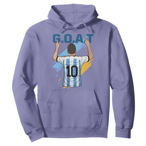 Legendary Number 10 Hoodie Goat Of Soccer Gift For Fans TS12 Violet Print Your Wear