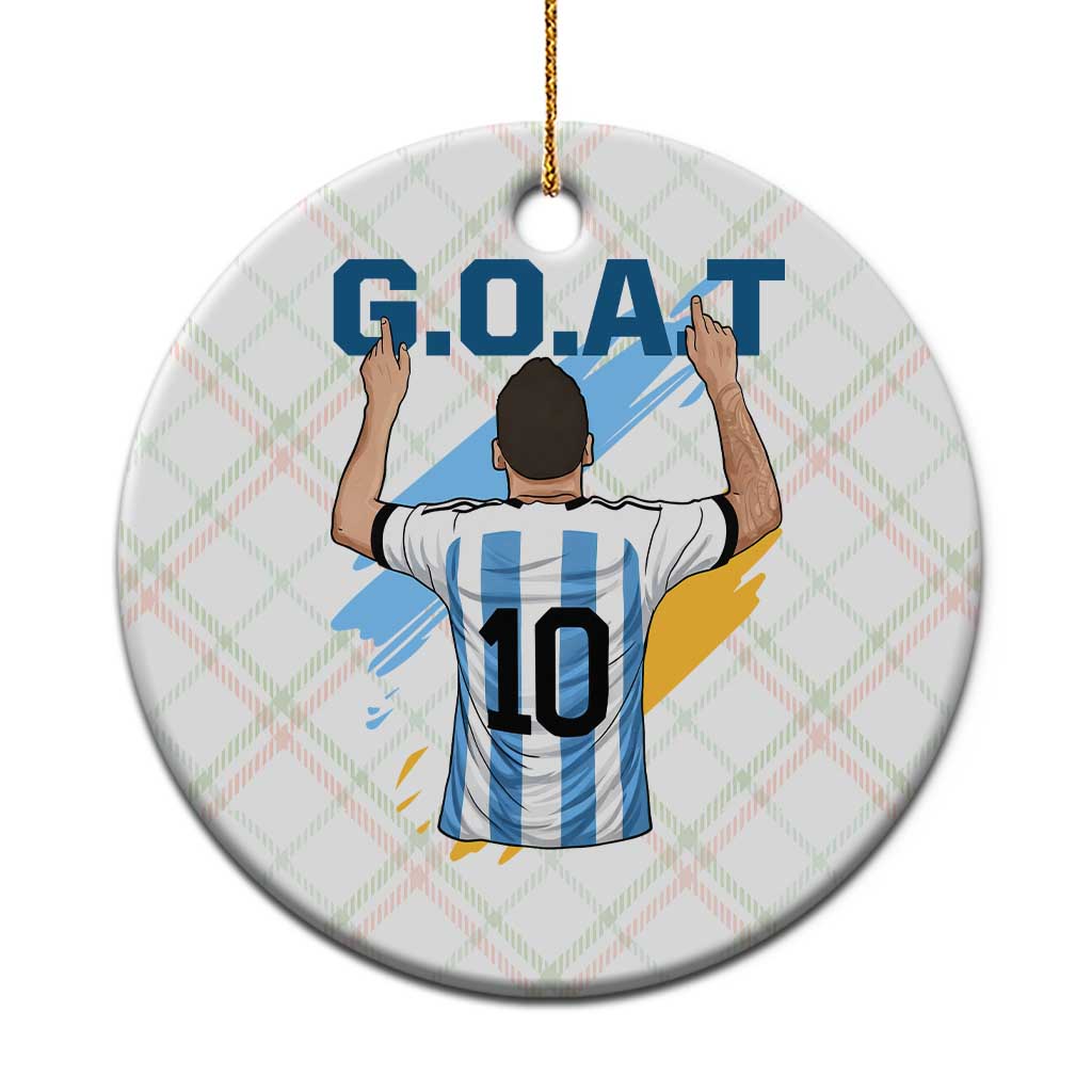 Legendary Number 10 Ceramic Ornament Goat Of Soccer Gift For Fans TS12 1pc Christmas Plaid Print Your Wear