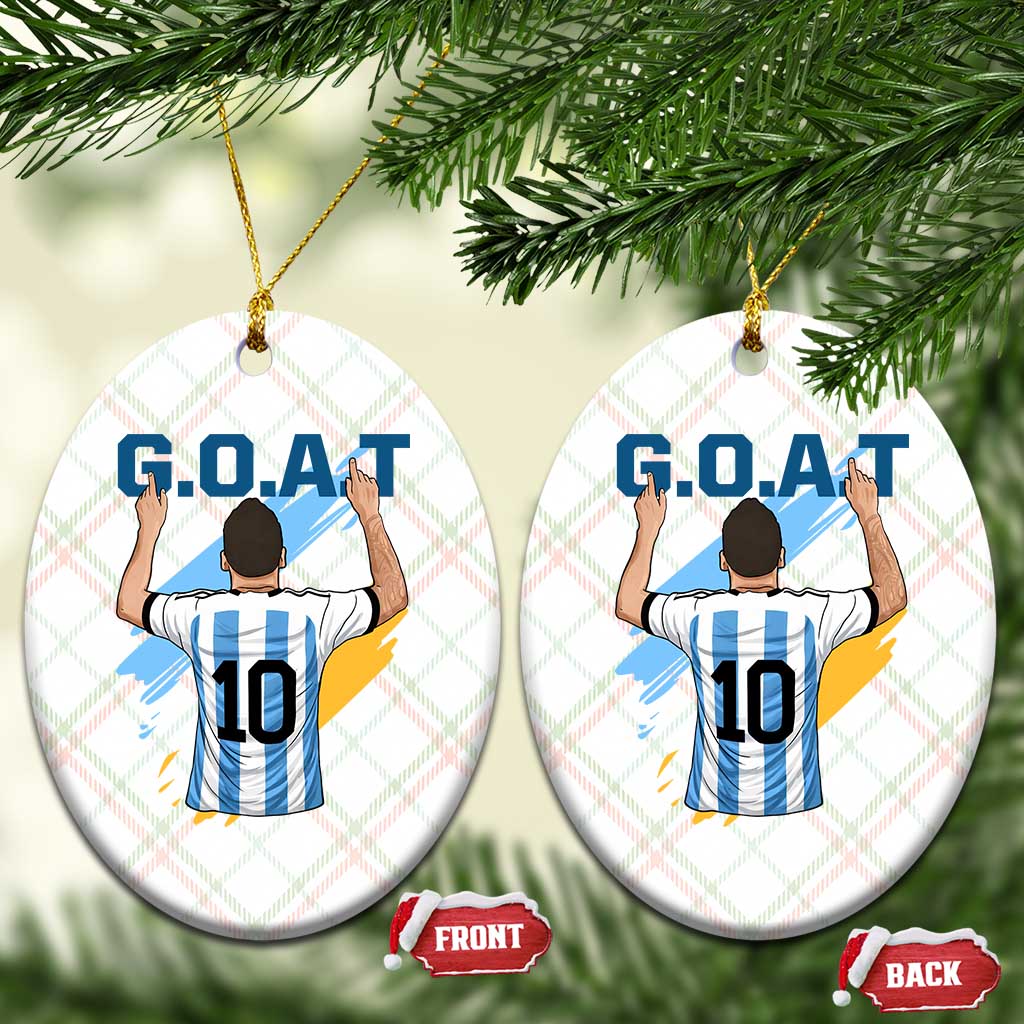 Legendary Number 10 Ceramic Ornament Goat Of Soccer Gift For Fans TS12 Print Your Wear
