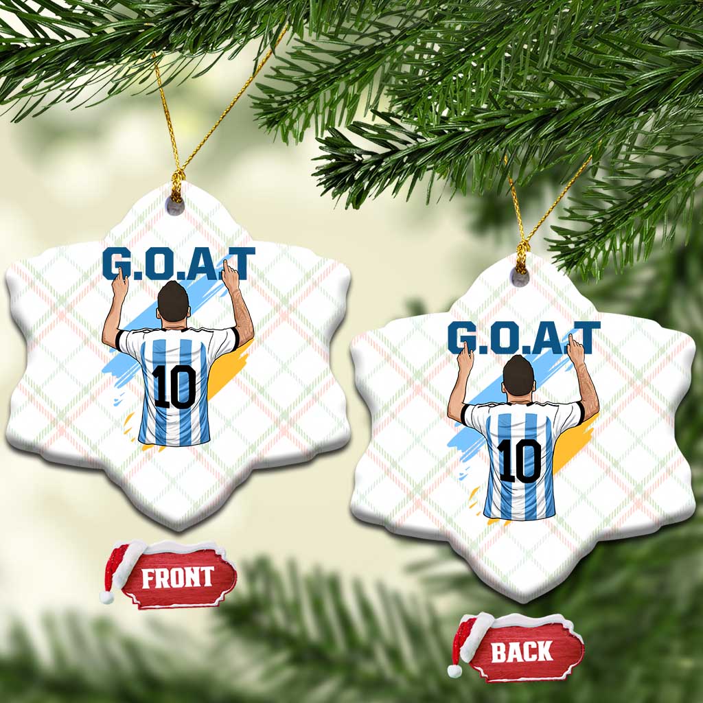 Legendary Number 10 Ceramic Ornament Goat Of Soccer Gift For Fans TS12 Print Your Wear