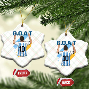 Legendary Number 10 Ceramic Ornament Goat Of Soccer Gift For Fans TS12 Print Your Wear