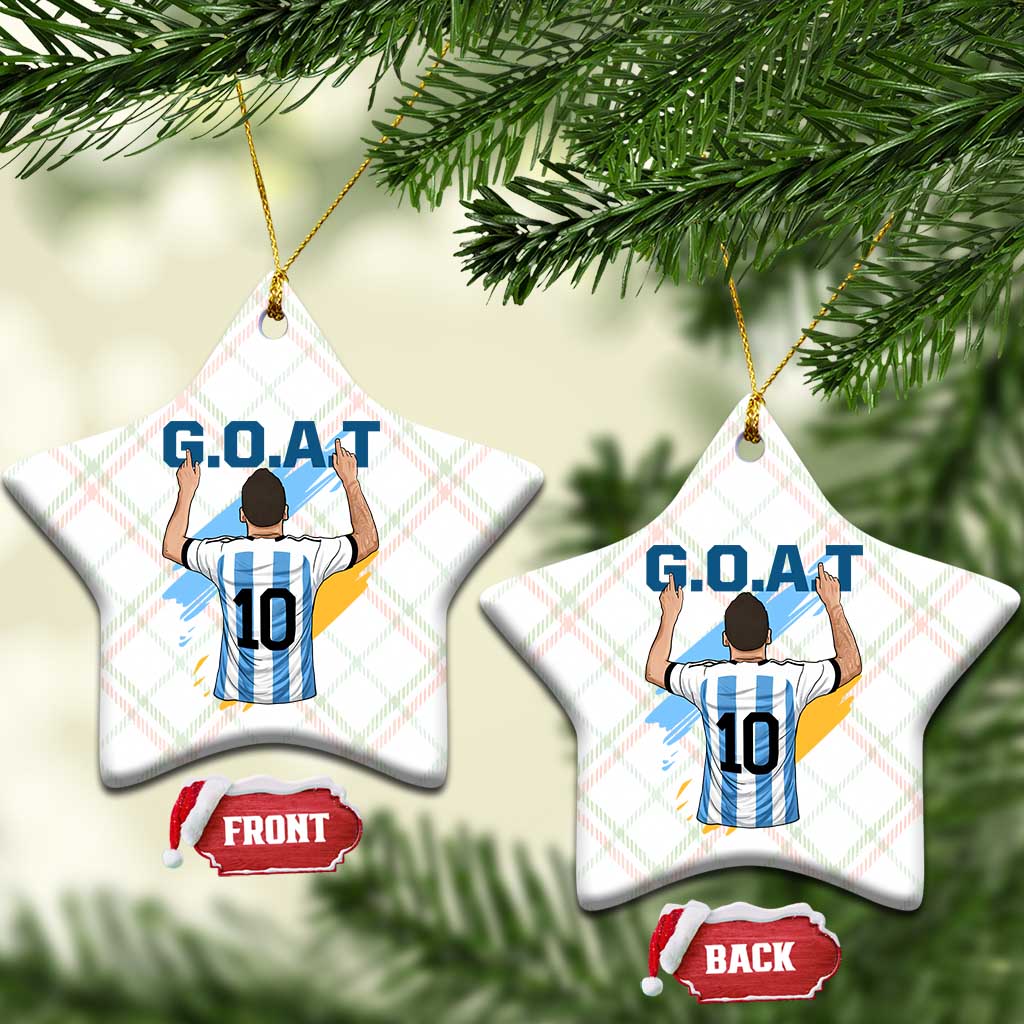 Legendary Number 10 Ceramic Ornament Goat Of Soccer Gift For Fans TS12 Print Your Wear