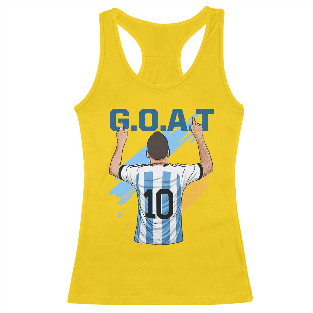 Legendary Number 10 Racerback Tank Top Goat Of Soccer Gift For Fans TS12 Daisy Print Your Wear