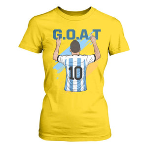Legendary Number 10 T Shirt For Women Goat Of Soccer Gift For Fans TS12 Daisy Print Your Wear