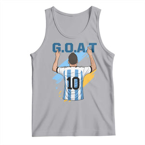Legendary Number 10 Tank Top Goat Of Soccer Gift For Fans TS12 Athletic Heather Print Your Wear