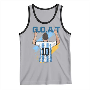 Legendary Number 10 Tank Top Goat Of Soccer Gift For Fans TS12 Athletic Heather Black Print Your Wear