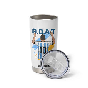 Legendary Number 10 Tumbler Cup Goat Of Soccer Gift For Fans TS12 Print Your Wear