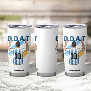 Legendary Number 10 Tumbler Cup Goat Of Soccer Gift For Fans TS12 Print Your Wear
