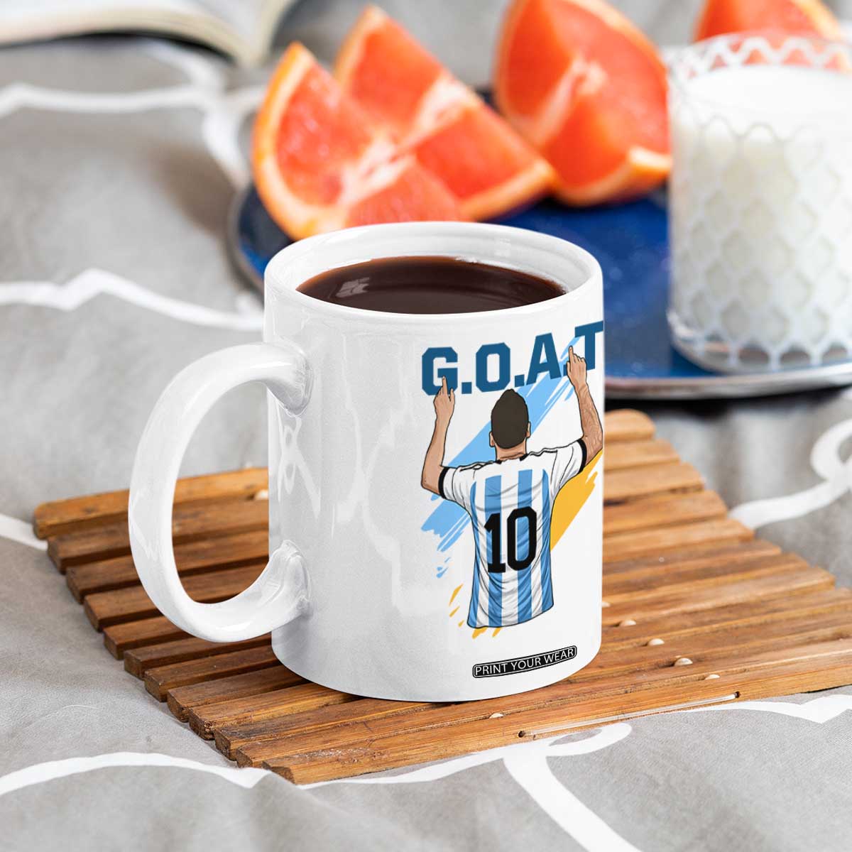 Legendary Number 10 Coffee Mug Goat Of Soccer Gift For Fans TS12 Print Your Wear