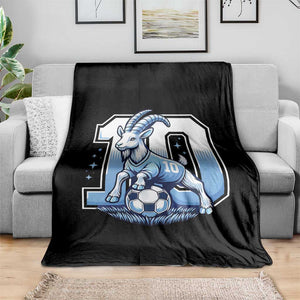 Number Ten The Goat Of Football Fans Throw Blanket Soccer Lover Gift TS12 Print Your Wear