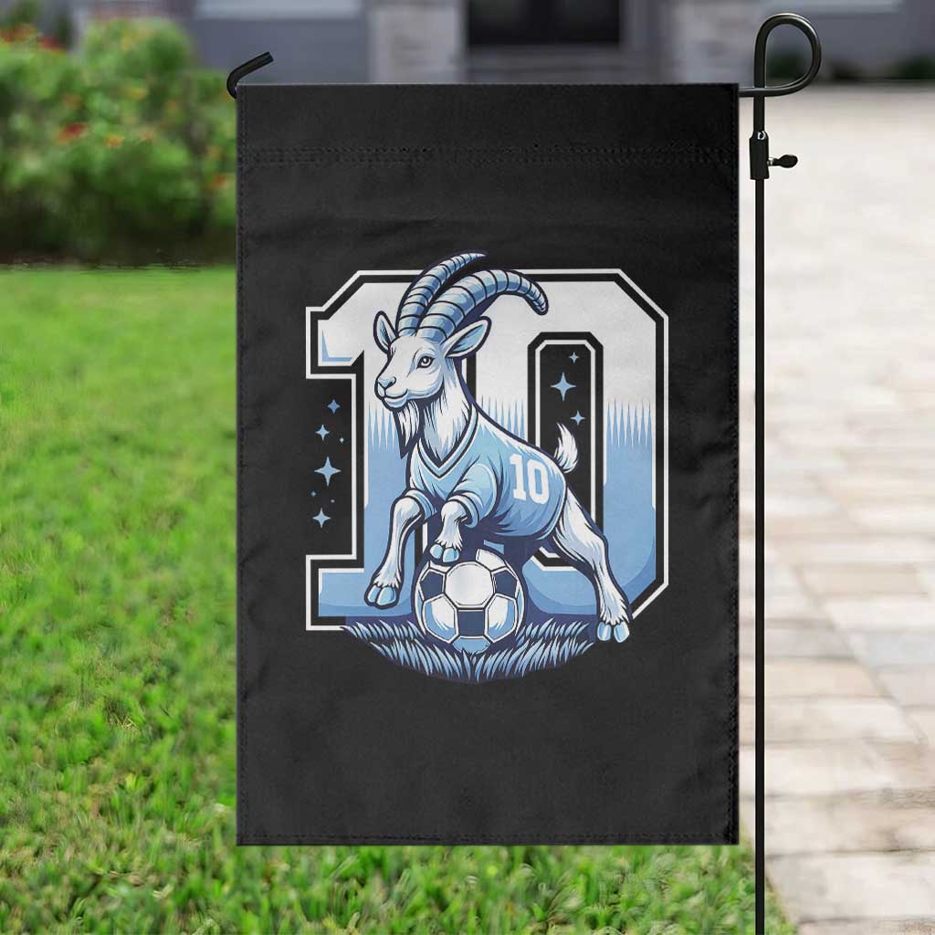 Number Ten The Goat Of Football Fans Garden Flag Soccer Lover Gift TS12 Print Your Wear