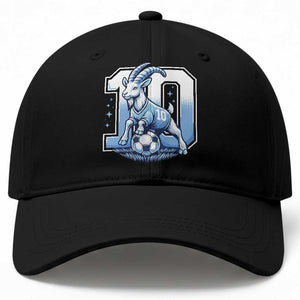 Number Ten The Goat Of Football Fans Baseball Cap Soccer Lover Gift TS12 Print Your Wear