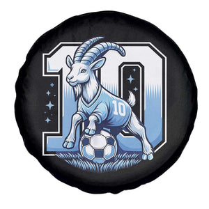 Number Ten The Goat Of Football Fans Spare Tire Cover Soccer Lover Gift TS12 Print Your Wear