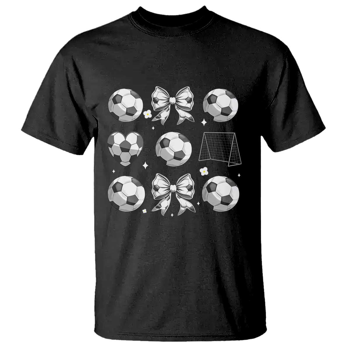 Game Day Coquette Aesthetic T Shirt Soccer Mom Gifts TS12 Black Print Your Wear