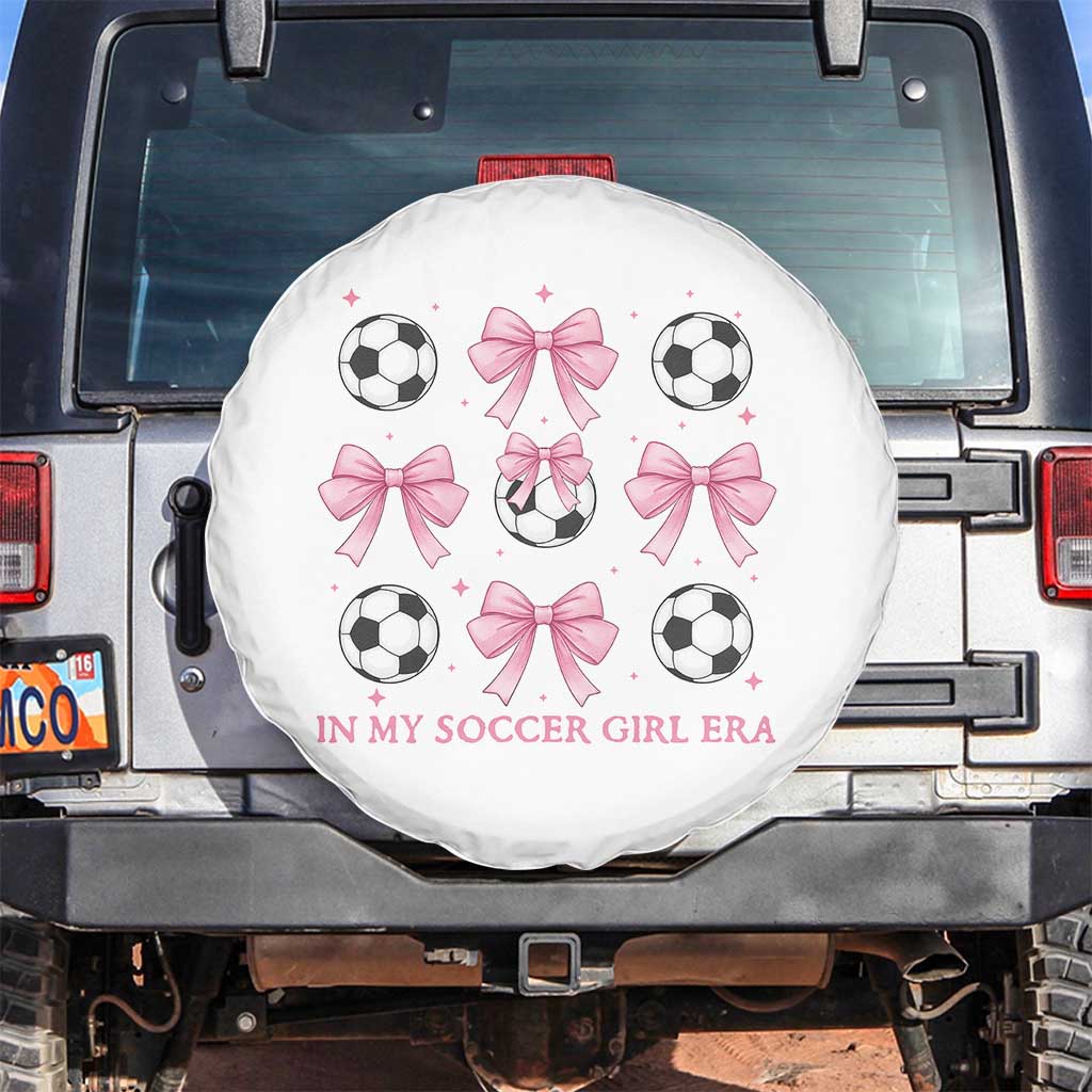 In My Soccer Girl Era Spare Tire Cover Funny Football Fan TS12 No hole Black Print Your Wear