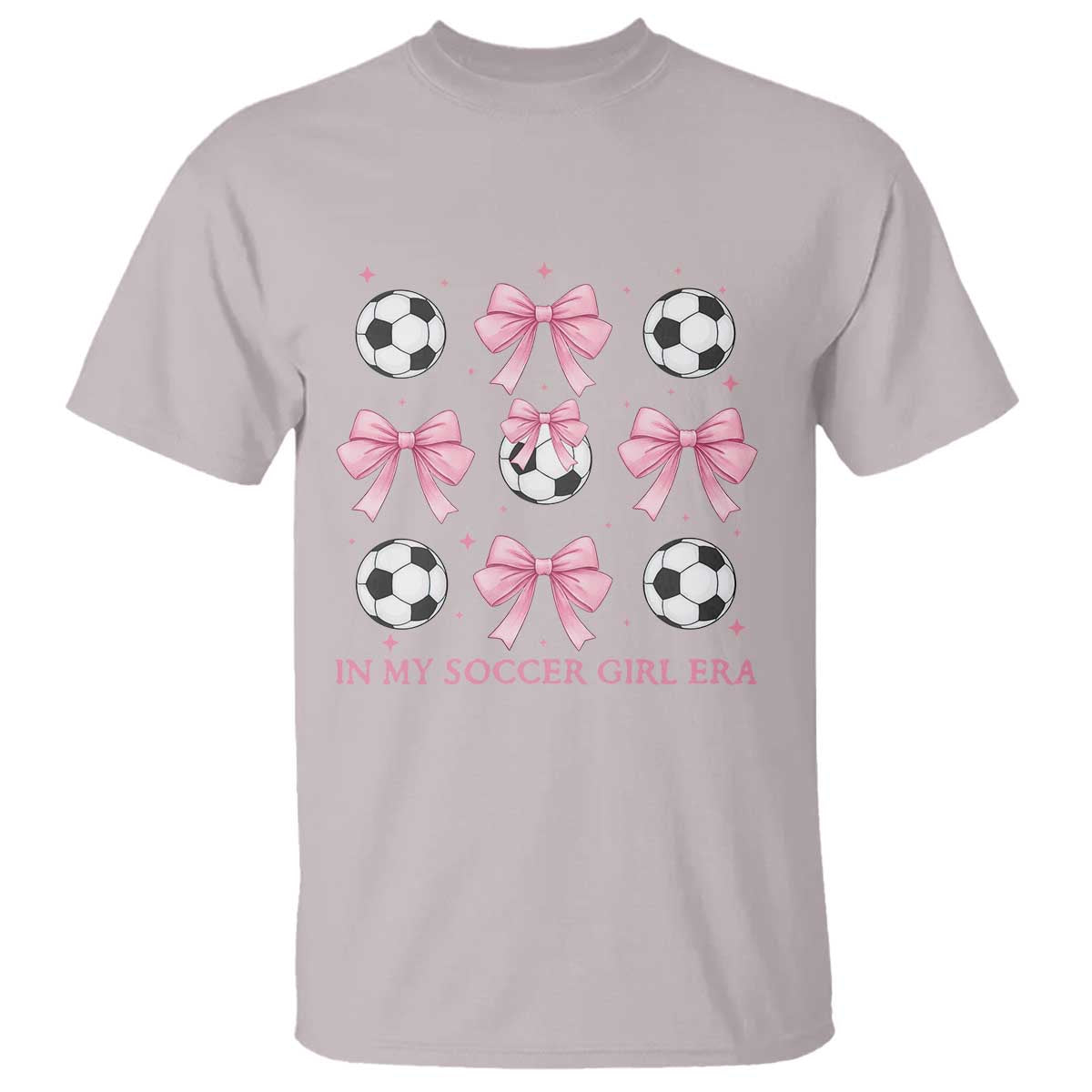 In My Soccer Girl Era T Shirt Funny Football Fan TS12 Ice Gray Print Your Wear