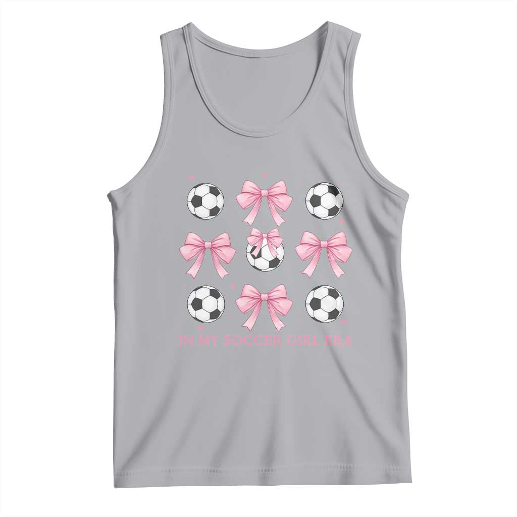 In My Soccer Girl Era Tank Top Funny Football Fan TS12 Athletic Heather Print Your Wear