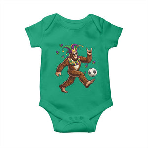 Funny Mardi Gras Bigfoot Playing Soccer Baby Onesie Football Fan Gift TS12 Irish Green Print Your Wear