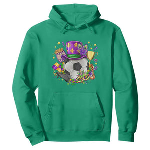 Mardi Gras Soccer Ball Hoodie Funny Soccer Player Gift TS12 Irish Green Print Your Wear