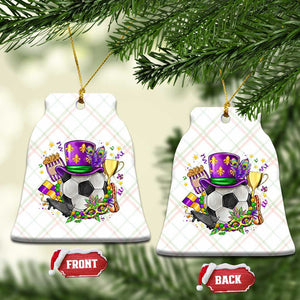 Mardi Gras Soccer Ball Ceramic Ornament Funny Soccer Player Gift TS12 Print Your Wear