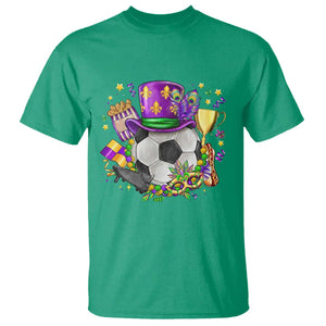 Mardi Gras Soccer Ball T Shirt Funny Soccer Player Gift TS12 Irish Green Print Your Wear