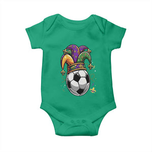 Mardi Gras Soccer Ball Baby Onesie Funny Louisiana Carnival Sports Gift TS12 Irish Green Print Your Wear