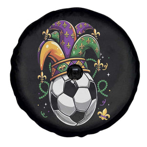 Mardi Gras Soccer Ball Spare Tire Cover Funny Louisiana Carnival Sports Gift TS12 Print Your Wear