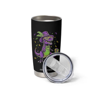 Funny Mardi Gras Dinosaur Playing Soccer Tumbler Cup TS12 Print Your Wear