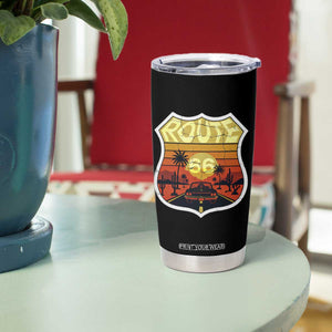 Retro Route Highway 66 Tumbler Cup Vintage Americana Road Trip TS12 Print Your Wear