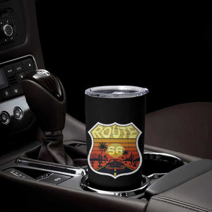 Retro Route Highway 66 Tumbler Cup Vintage Americana Road Trip TS12 Print Your Wear