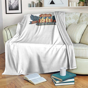 Route Highway 66 Centennial Throw Blanket 100 Years Of The Mother Road TS12 Print Your Wear