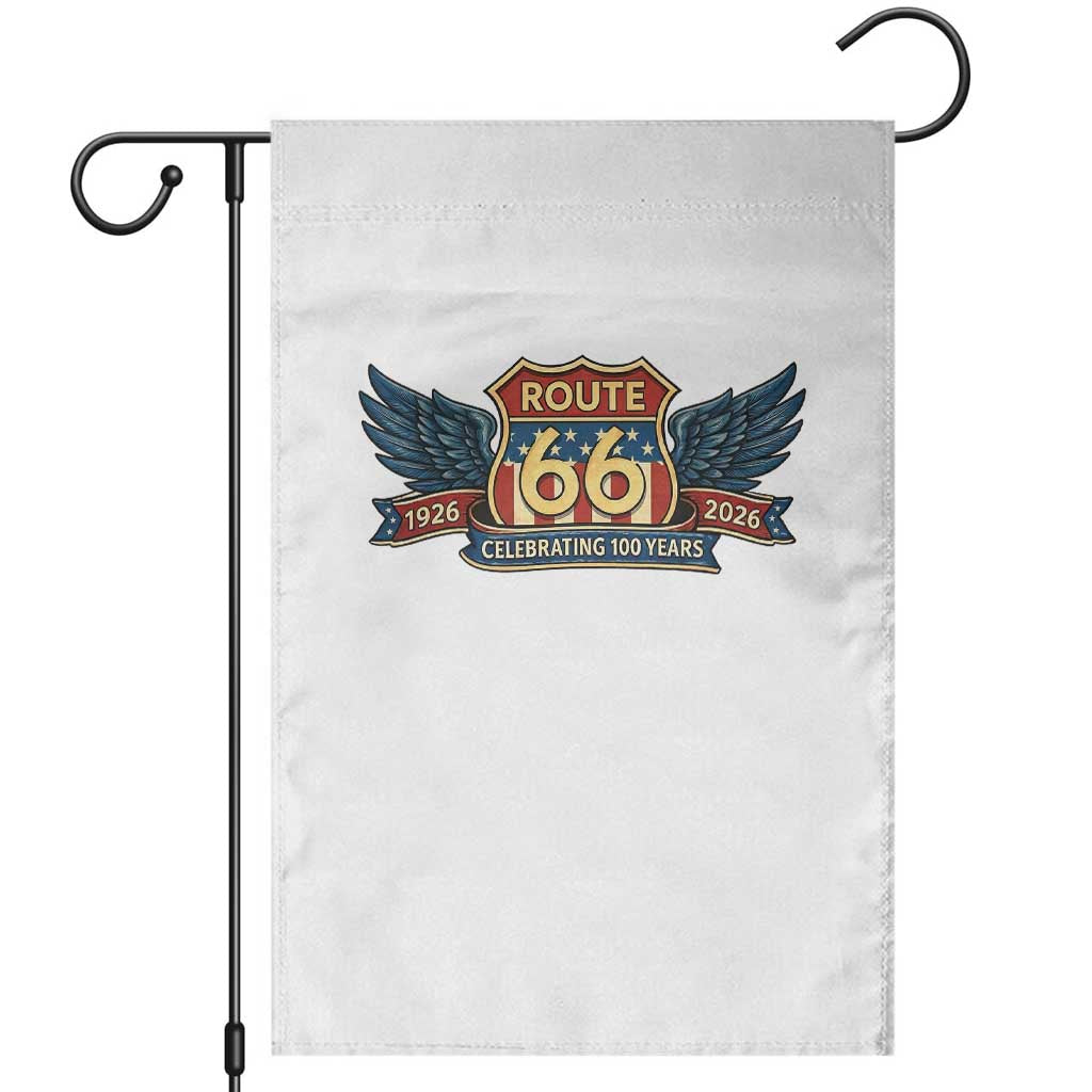 Route Highway 66 Centennial Garden Flag 100 Years Of The Mother Road TS12 Black Print Your Wear