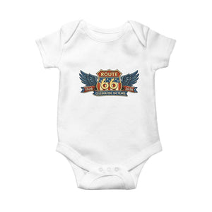 Route Highway 66 Centennial Baby Onesie 100 Years Of The Mother Road TS12 White Print Your Wear