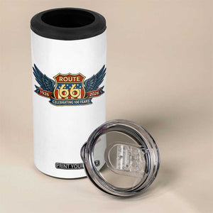 Route Highway 66 Centennial 4 in 1 Can Cooler Tumbler 100 Years Of The Mother Road TS12 Print Your Wear