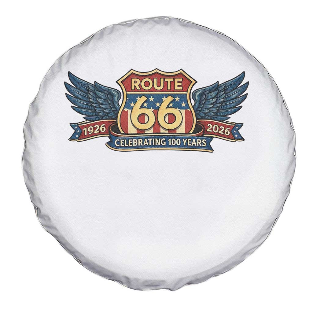 Route Highway 66 Centennial Spare Tire Cover 100 Years Of The Mother Road TS12 Print Your Wear