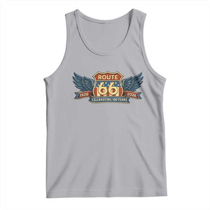 Route Highway 66 Centennial Tank Top 100 Years Of The Mother Road TS12 Athletic Heather Print Your Wear