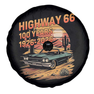 Route Highway 66 Centennial Spare Tire Cover 100 Year Road Trip Adventure TS12 Print Your Wear