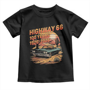 Route Highway 66 Centennial Toddler T Shirt 100 Year Road Trip Adventure TS12 Black Print Your Wear