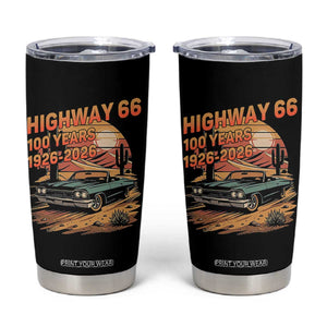 Route Highway 66 Centennial Tumbler Cup 100 Year Road Trip Adventure TS12 Black Print Your Wear