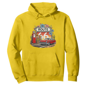 Retro Route Highway 66 Hoodie Boho Wildflower Americana Floral TS12 Daisy Print Your Wear