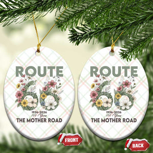 Route Highway 66 Ceramic Ornament Floral Centennial 100 Year Anniversary TS12 Print Your Wear