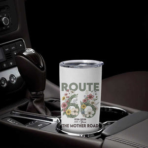 Route Highway 66 Tumbler Cup Floral Centennial 100 Year Anniversary TS12 Print Your Wear