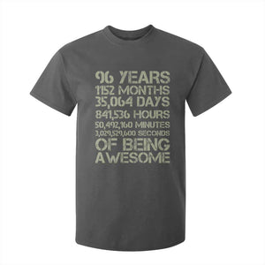 Vintage 96th Milestone Birthday T Shirt For Kid 96 Years Of Being Awesome