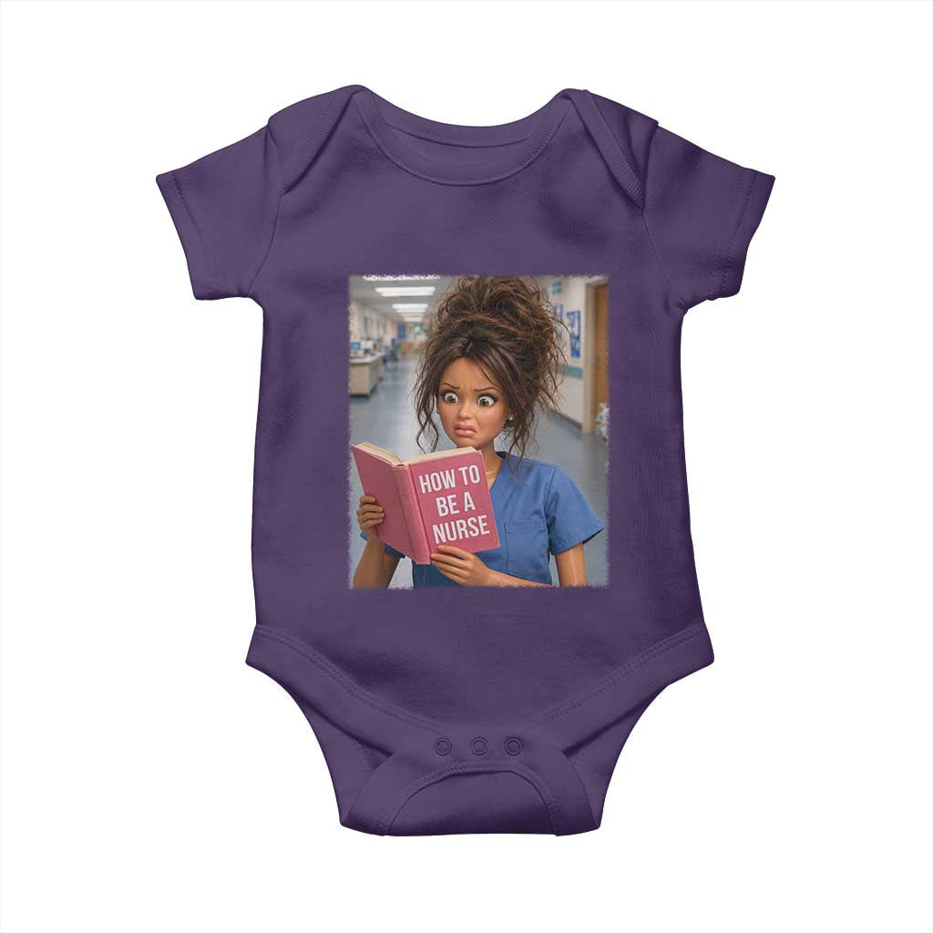 Funny Nursing Student Doll Face Meme Baby Onesie Future Nurse Gift